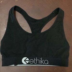 Ethika Black Sports Bra